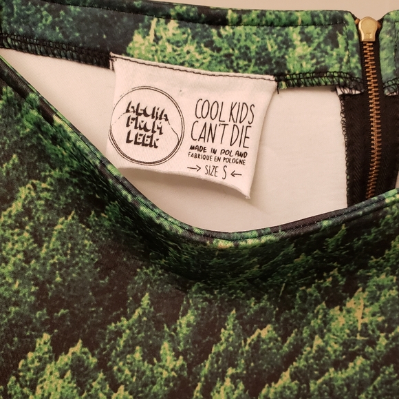 Aloha from Deer Mini Skirt - Forest/Tree Print - Picture 6 of 6